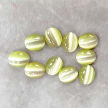 10X14 CAT'S EYE OLIVE (10 PCS/BAG)